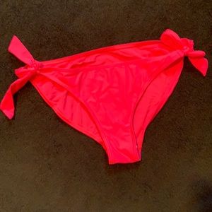 💥$10 SALE💥 NEW! Hot Pink Side Tie Bikini Bottoms XL